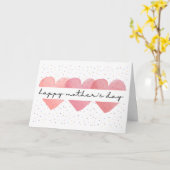 Herzbukett Glückliche Muttertagskarte Karte (Gelbe Blume)