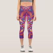 Herzchakra  capri leggings (Vorderseite)