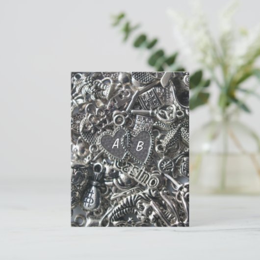 Herzcharakter Postkarte (Stehend Vorderseite)