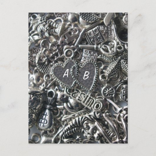 Herzcharakter Postkarte (Vorderseite)