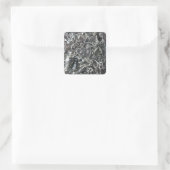 Herzcharakter Quadratischer Aufkleber (Tasche)