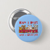 Herzchen Button (Vorne & Hinten)
