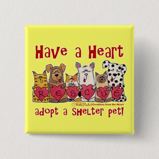 Herzchen Button (Vorderseite)