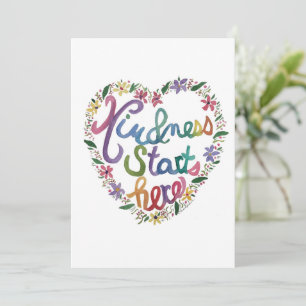 Herzchen Dankeskarte