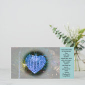 Herzchen Feiertagskarte (Stehend Vorderseite)