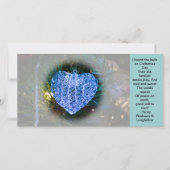 Herzchen Feiertagskarte (Vorderseite)