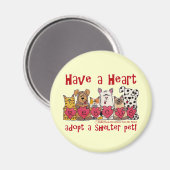 Herzchen Magnet (Vorderseite/Rückseite)