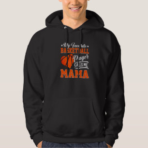 Herzchen Mein Lieblings-Basketball-Spieler ruft mi Hoodie