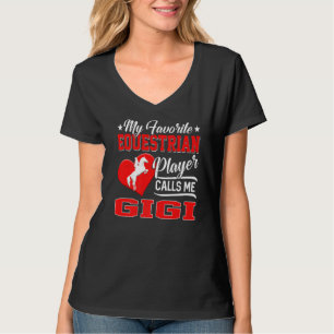 Herzchen Mein Lieblings-Reitspieler nennt mich Mim T-Shirt