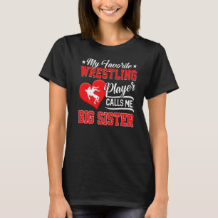 Herzchen Mein Lieblings-Wrestling nennt mich Big S T-Shirt
