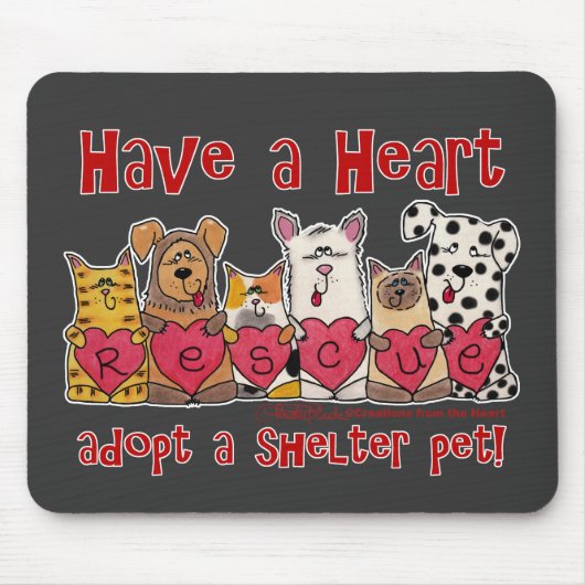 Herzchen Mousepad (Vorne)
