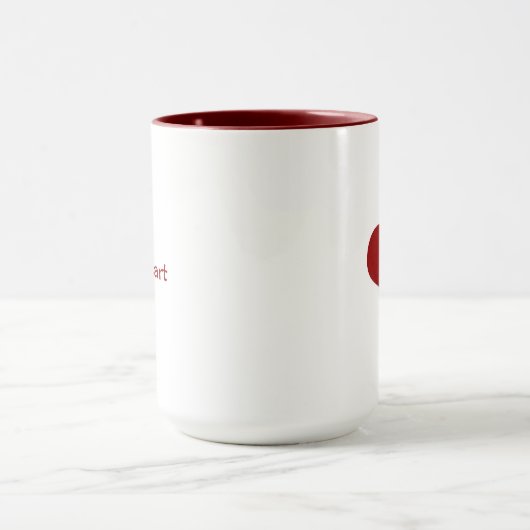 Herzchen Tasse (Zentrum)