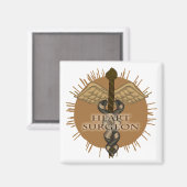 Herzchirurg Magnet (Vorderseite/Rückseite)