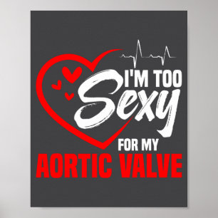 Herzchirurgie zur Herzklappenersatz Aortenklappenr Poster