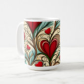 Herzcore kaffeetasse (Vorderseite Links)