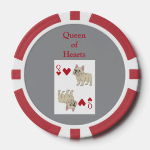 Herzdame Pokerchips