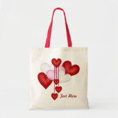 Herzdekor - Anpassen Tragetasche (Vorne)