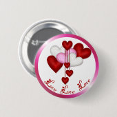 Herzdekor Button (Vorne & Hinten)