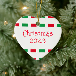 Herzdekoration Keramik Ornament