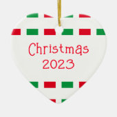 Herzdekoration Keramik Ornament (Vorne)