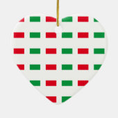 Herzdekoration Keramik Ornament (Hinten)