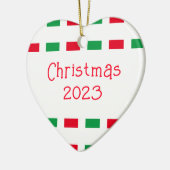 Herzdekoration Keramik Ornament (Links)