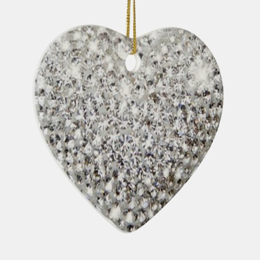 Herzdekoration Keramikornament (Rechts)