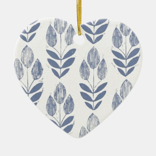 Herzdekoration - Tulips aus Amsterdam Keramik Ornament (Vorne)