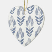 Herzdekoration - Tulips aus Amsterdam Keramik Ornament (Links)