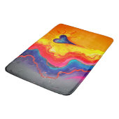 Herzdesign Badematte (Schrägansicht)