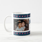 Herzdesign Best Vater 2 Foto Kaffeetasse (Links)