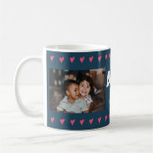 Herzdesign Best Vater 2 Foto Kaffeetasse (Links)