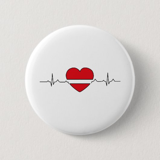 Herzdesign Button (Vorderseite)