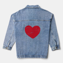 Herzdesign Denim Jacket für Adorable Style"