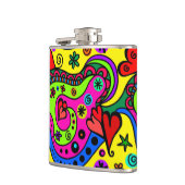 Herzdesign Flachmann (Links)