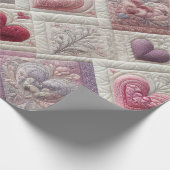 Herzdesign Geschenkpapier (Ecke)