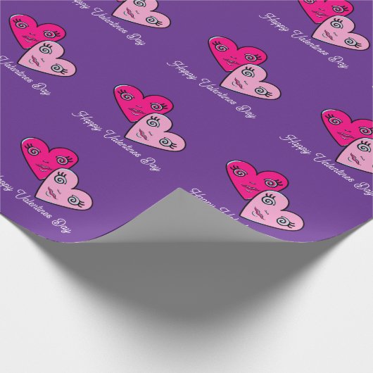 Herzdesign Geschenkpapier (Ecke)