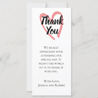 Herzdesign Hochzeit Dankeschön