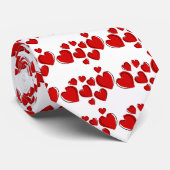Herzdesign Krawatte (Gerollt)