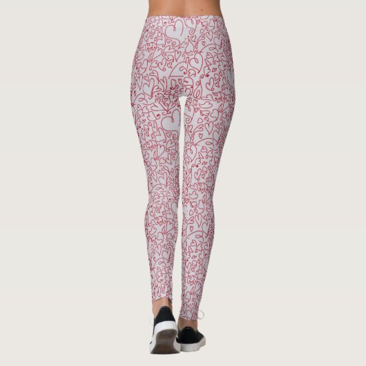 Herzdesign Leggings (Rückseite)