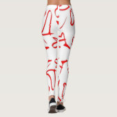 Herzdesign Leggings (Rückseite)