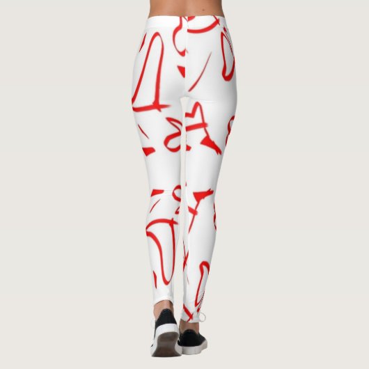 Herzdesign Leggings (Rückseite)
