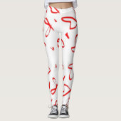 Herzdesign Leggings (Vorderseite)