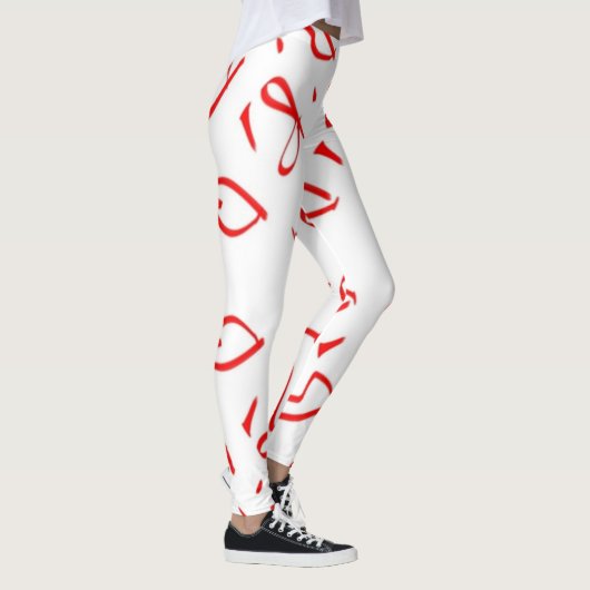 Herzdesign Leggings (Rechts)