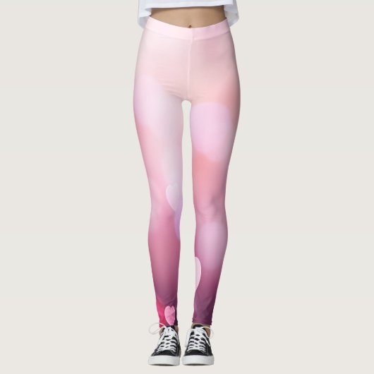 Herzdesign Leggings (Vorderseite)