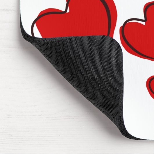 Herzdesign Mousepad (Ecke)