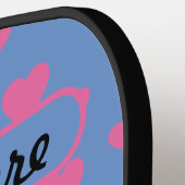 Herzdesign Pickleball Paddle (Linke Seite)