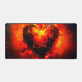 Herzdesign Schreibtischunterlage (Vorderseite)