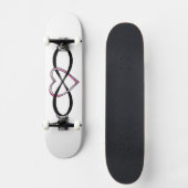 Herzdesign Skateboard (Vorderseite)