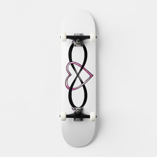 Herzdesign Skateboard (Vorderseite)